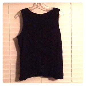 Navy Blue cotton blouse